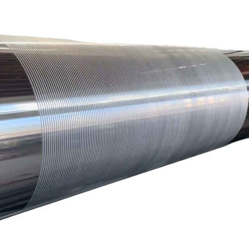 High-Precision V/U Grooved Roller for Slitting and Die-Cutting Machines